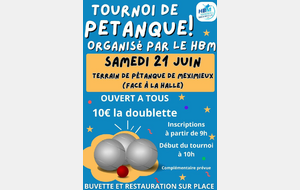 Concours Pétanque HBM